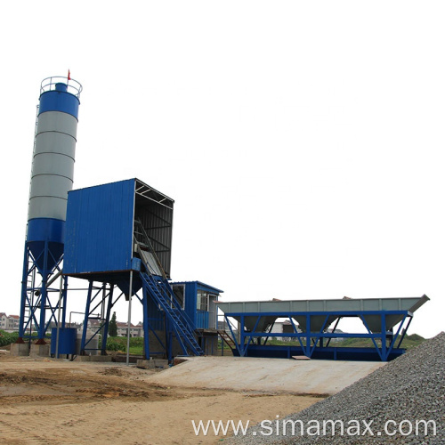 cheap price mini concrete mix plant hzs25